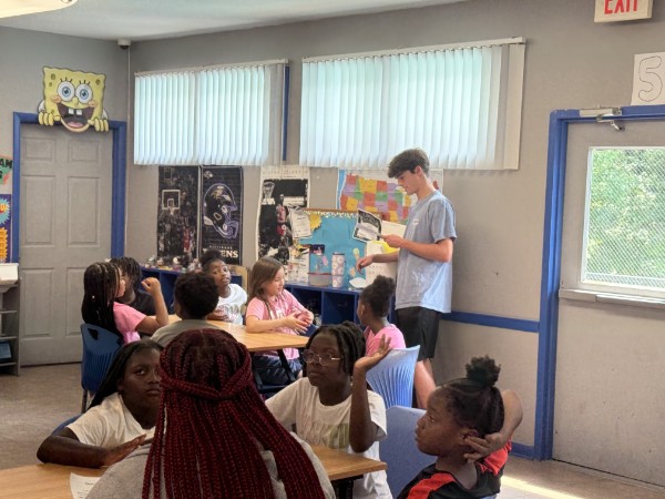 Reading and STEM Center activities at Boys & Girls Club summer camp
